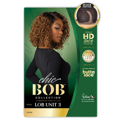 Sensationnel Butta Lace Chic Bob Collection Glueless HD 5" Deep Lace Front Wig - LOB UNIT 3