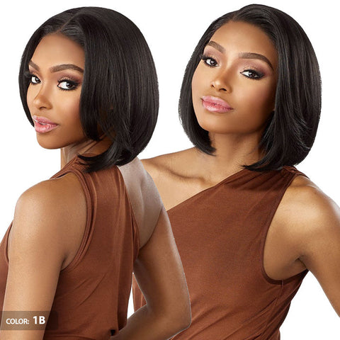 Sensationnel What Lace Human Hair Blend 13x6 HD Lace Front Wig - DAYANA 12"