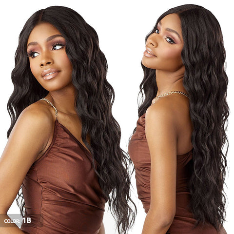 Sensationnel What Lace Human Hair Blend 13X6 HD Lace Front Wig - GIANA 28"