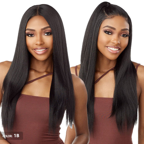Sensationnel What Lace Human Hair Blend 13X6 HD Lace Front Wig - MARIELLA 26"