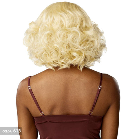 Sensationnel What Lace Human Hair Blend 13X6 HD Lace Front Wig - TALISA 12"