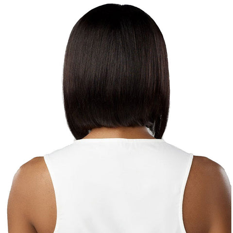 Sensationnel 13A 100% Virgin Human Hair Glueless 13x4 HD Lace Frontal Wig - STRAIGHT BOB 12" - Pre-Plucked