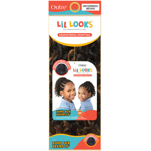 Lil Looks By Outre Drawstring Ponytail - BOHO BOX BRAIDS 10"