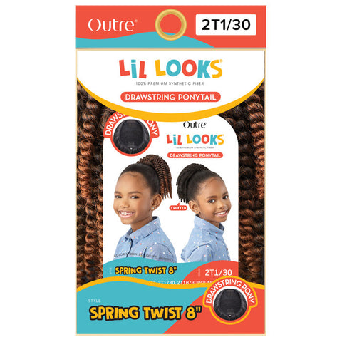 Outre Lil Looks Fluffed Drawstring Ponytail - SPRING TWIST 8"