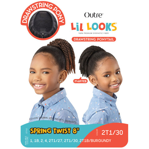 Outre Lil Looks Fluffed Drawstring Ponytail - SPRING TWIST 8"