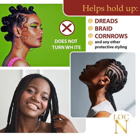 LOC N Twists Braids Wave Edge Gel 16oz - EXTRA HOLD