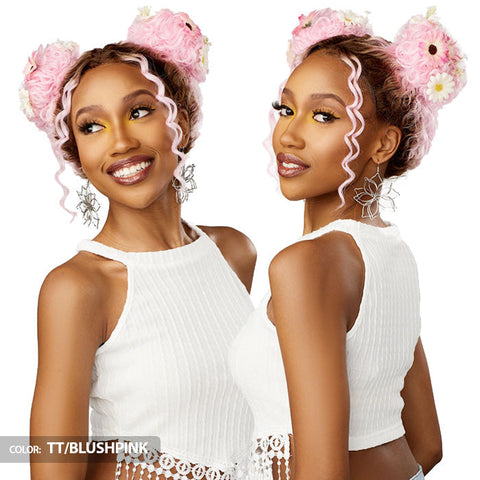 Sensationnel Shear Muse Festi-Gal Glueless HD Lace Front Wig - BUBBLE GAL