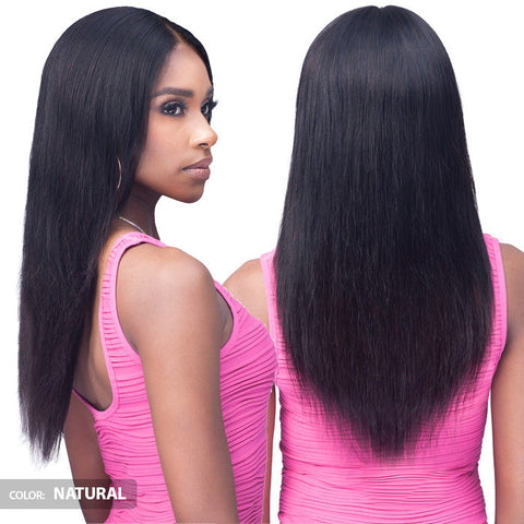 Bobbi Boss 100% Unprocessed Human Hair 13x4 Pre-Plucked HD Lace Front Wig - MHLF553 IMANI 22"