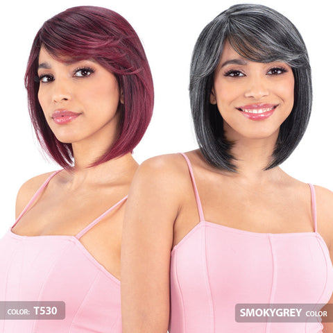 Model Model Miss Divine Human Hair Blend Full Wig - KEEYA