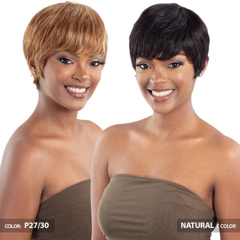 Model Model Nude Premium Brazilian Natural 100% Human Hair Full Wig - ROMINA