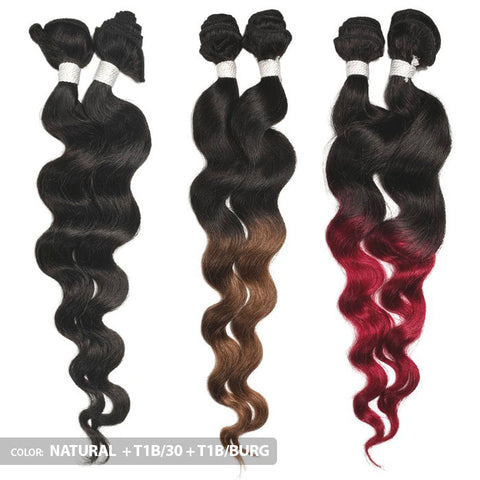 Black Diamond Pure Remi 100% Unprocessed Human Hair Weave - SPIRAL WAVE 10/12/14"