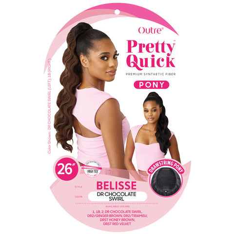 Outre Pretty Quick Drawstring Ponytail - BELISSE 26"