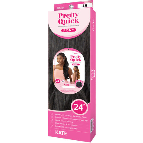 Outre Pretty Quick Drawstring Ponytail - KATE 24"