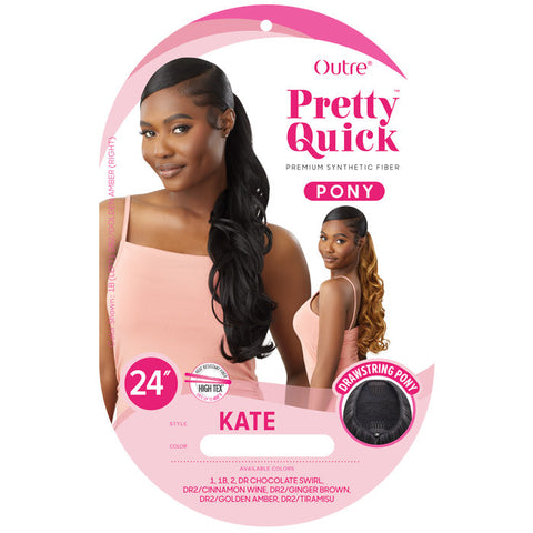 Outre Pretty Quick Drawstring Ponytail - KATE 24"