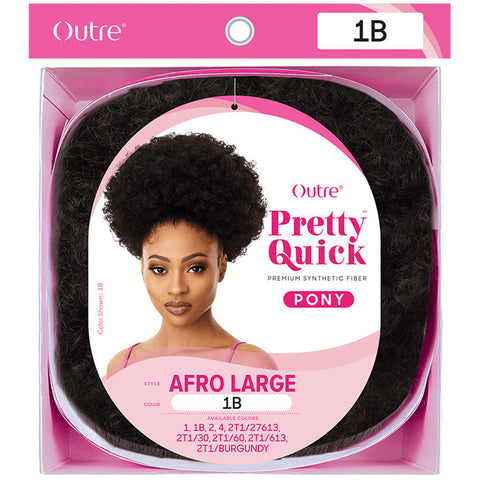 Outre Pretty Quick Drawstring Ponytail - AFRO LARGE