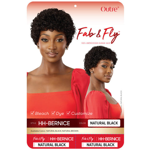Outre Fab & Fly 100% Unprocessed Human Hair Full Wig - HH-BERNICE