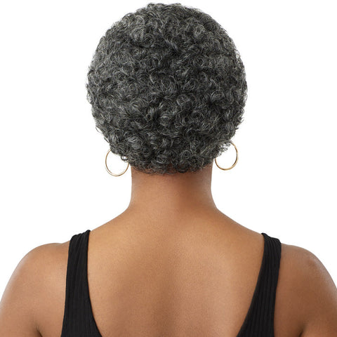 Outre Fab & Fly Gray Glamour 100% Human Hair Full Wig - HH-CARLIE