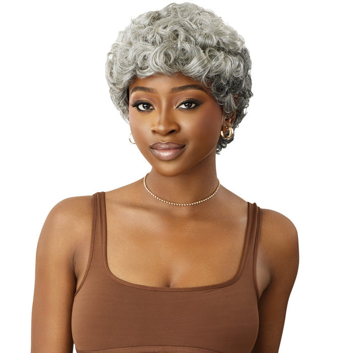 Outre Fab & Fly Gray Glamour 100% Human Hair Full Cap Wig - HH-EMIR