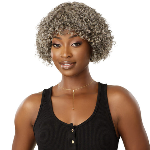 Outre Fab & Fly Gray Glamour 100% Human Hair Full Wig - HH-RANDY