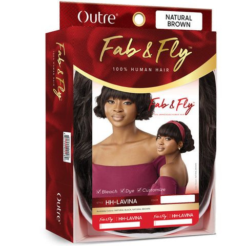 Outre Fab & Fly 100% Unprocessed Human Hair Full Wig - HH-LAVINA