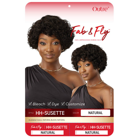 Outre Fab & Fly 100% Unprocessed Human Hair Full Wig - HH-SUSETTE