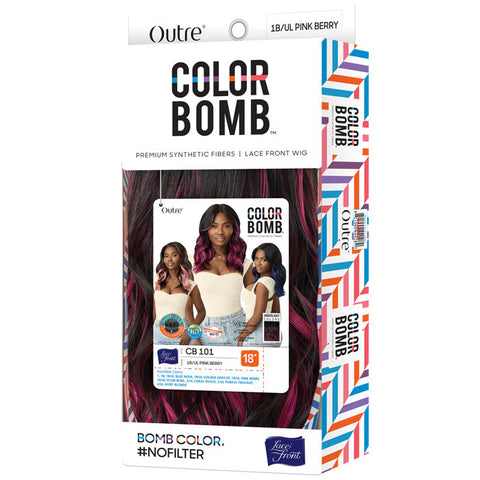 Outre Color Bomb Glueless HD Lace Front Wig - CB 101