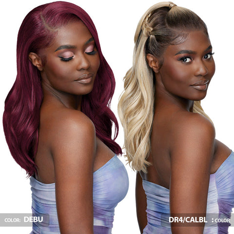 Outre Airtied Glueless Human Hair Blend 13x6 HD Lace Front Wig - LOOSE BODY WAVE 18" - 100% Fully Hand-Tied