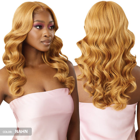 Outre Airtied Glueless Human Hair Blend 13x6 HD Lace Front Wig - HHB-NATURAL BODY WAVE 22"