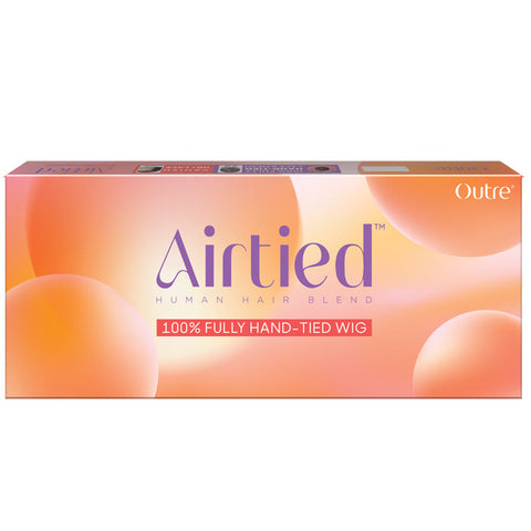 Outre Airtied Glueless Human Hair Blend 13x6 HD Lace Front Wig - HHB-NATURAL WAVE 20"