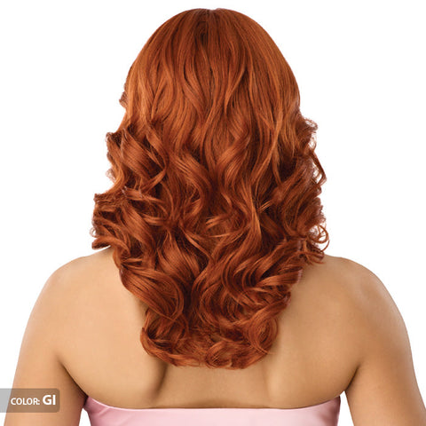 Outre Airtied Human Hair Blend Glueless 13x6 HD Lace Front Wig - HHB-SOFT CURLS 18"