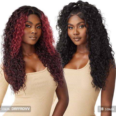 Outre Glueless 100% Human Hair Blend 5X5 HD Lace Closure Wig - HHB-MALAYSIAN DEEP 26"