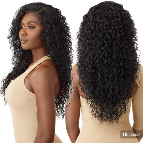 Outre Glueless 100% Human Hair Blend 5X5 HD Lace Closure Wig - HHB-MALAYSIAN DEEP 26"