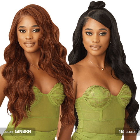 Outre Glueless 6x5 Pre-Cut Lace Closure Wig - HHB-LOOSE BODY 26" - 100% Human Hair Blend
