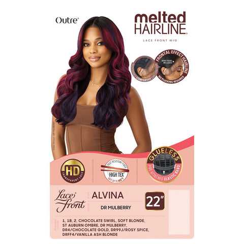 Melted Hairline By Outre Glueless HD Lace Front Wig - ALVINA