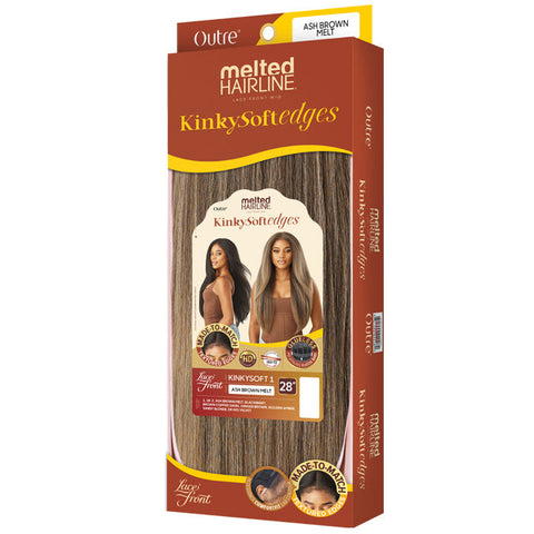 Outre Melted Hairline Kinky Soft Edges Glueless HD Lace Front Wig - KINKYSOFT 1