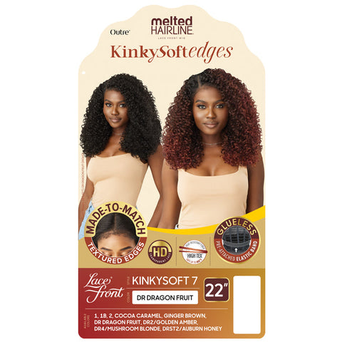 Outre Melted Hairline KinkySoft Edges Glueless HD Lace Front Wig - KINKYSOFT 7