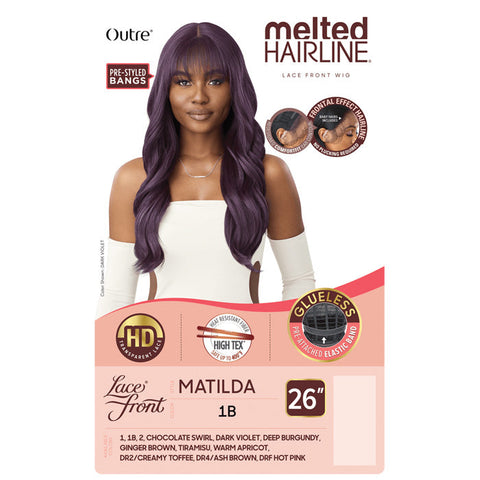 Outre Melted Hairline Glueless HD Lace Front Wig - MATILDA - Pre-Styled Bangs