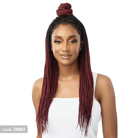 Outre Pre-Braided 13x4 HD Lace Front Wig - KNOTLESS TRIANGLE PART BRAIDS 26"