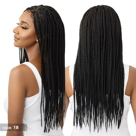 Outre Pre-Braided 13x4 HD Lace Front Wig - KNOTLESS TRIANGLE PART BRAIDS 26"