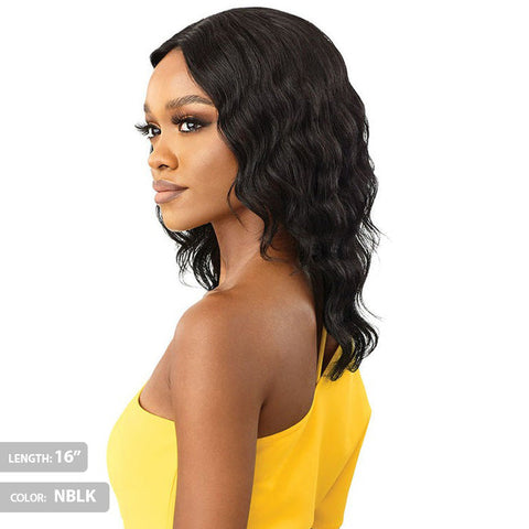 Outre 100% Unprocessed Human Hair Lace Part Wig - OCEAN BODY 16"/20"
