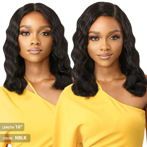 Outre 100% Unprocessed Human Hair Lace Part Wig - OCEAN BODY 16"/20"