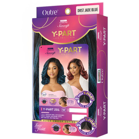 Outre Perfect Hairline Swoop Series Glueless 5" Deep Y-Part HD Lace Front Wig - Y-PART 201