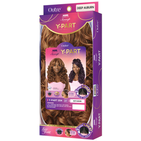 Outre Perfect Hairline Swoop Series Glueless 5" Deep Y-Part HD Lace Front Wig - Y-PART 204