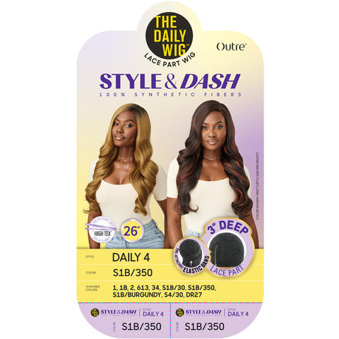 Outre The Daily Wig Style & Dash 3" Deep Lace Part Wig - DAILY 4
