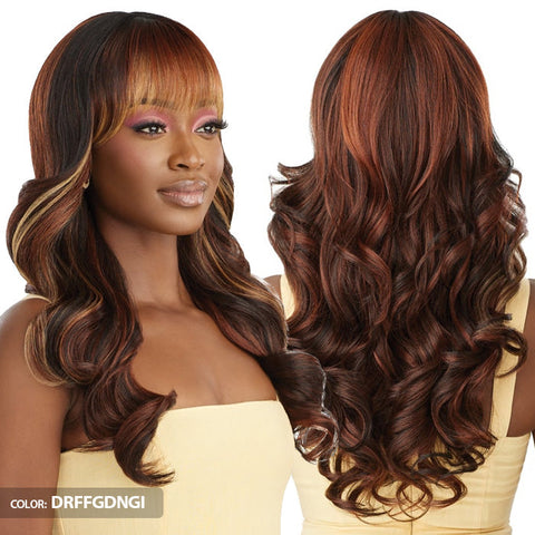 Outre The Daily Wig Lace Part Wig - VALE - with Bang Style