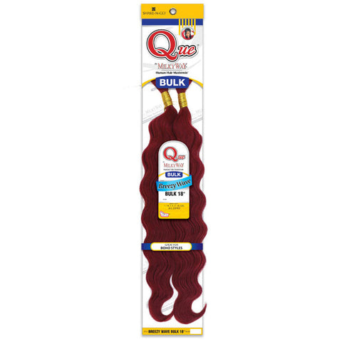 Freetress Que MilkyWay Human Hair Blend Braids - BREEZY WAVE BULK 18"