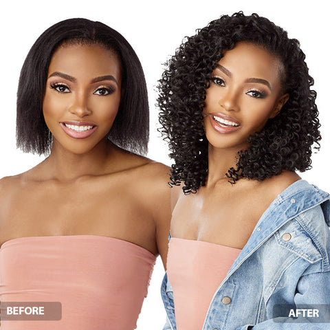 Sensationnel Curls Kinks & Co Textured Clip-Ins 9 PCS Hair Pieces - CURL CRUSHER 10"