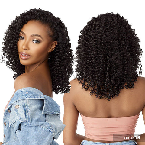 Sensationnel Curls Kinks & Co Textured Clip-Ins 9 PCS Hair Pieces - CURL CRUSHER 10"