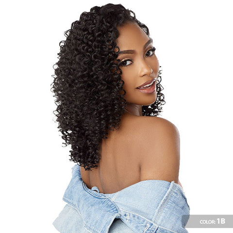 Sensationnel Curls Kinks & Co Textured Clip-Ins 9 PCS Hair Pieces - CURL CRUSHER 10"