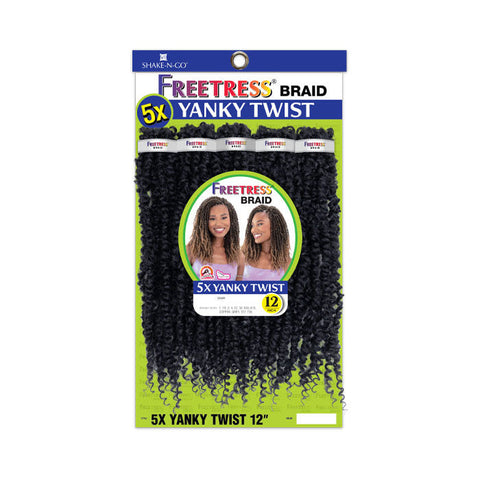 Freetress Pre-Looped Crochet Braids - 5X YANKY TWIST 12"